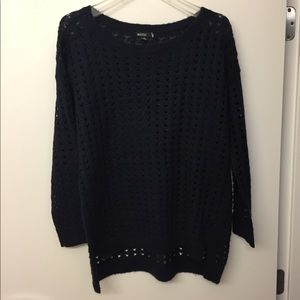 Valette Navy Blue Sweater Top, Size XS